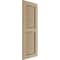 Ekena Millwork Rustic Two Equal Louver Knotty Pine Faux Wood Shutters (Per Pair), Primed Tan, 12"W x 52"H SHULV12X52KPPR - alternate 11